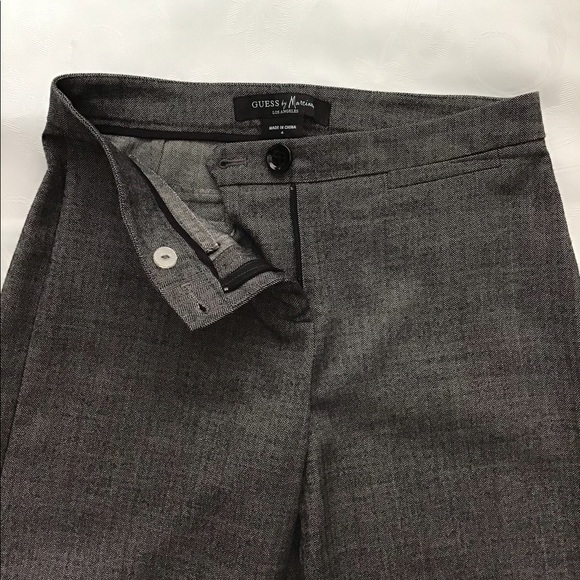 Marciano black-grey flare pants; work or dress up - Picture 4 of 11